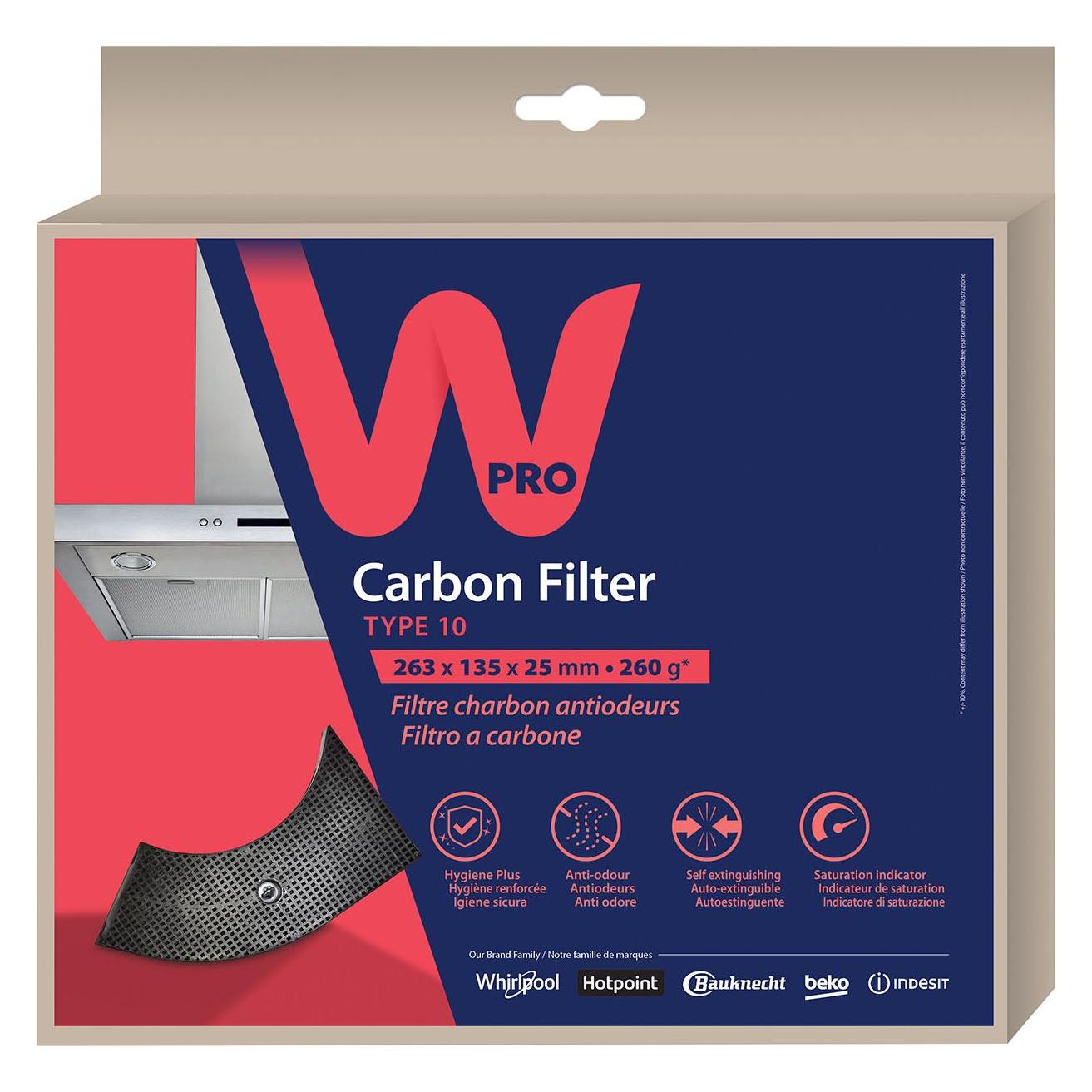 Whirlpool 484000008582, Cooker hood filter,, 215 mm, 205 mm, 43 mm, 1 pc(s) (484000008582)