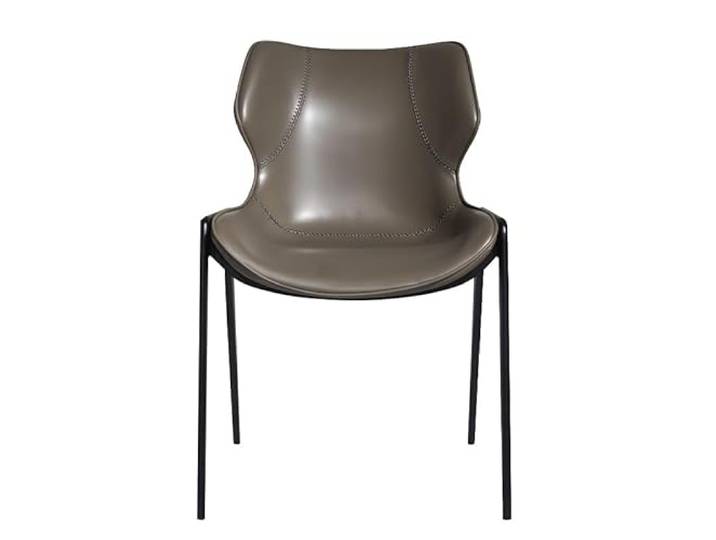 Lounge-Sessel Italienischer leichter Luxus-Esszimmerstuhl, moderner Haushalt, einfacher kleiner Haushalts-Restaurant-Hotel-Esstisch und Stühle, Verkaufsabteilung, Verhandlungsstuhl mit Rückenlehne