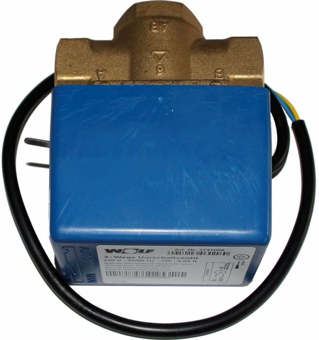 Wolf Motorventil 2741098 DN 25, 230 V, für Schichtenspeicher BSP