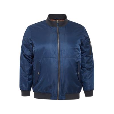 Bomberjacke BLEND "Bomberjacke BHOuterwear", Herren, Gr. 3XL, blau (marineblaus), Obermaterial: 100% Nylon NY., Jacken Bomberjacke