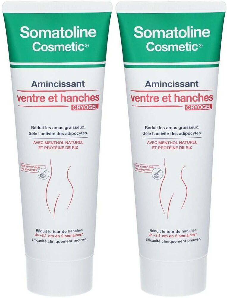 Somatoline Cosmetics Somatoline Cosmetic Amincissant Ventre et Hanches Cryogel x2 2x250 ml Set