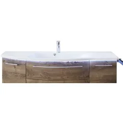 Pelipal Serie 7005 Mineralmarmor-Waschtisch MMWTR651548L-W, B:1548, H:30, T:524mm MMWTR651548L-W