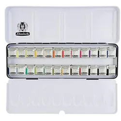 Schmincke Aquarellfarben Akademie 24x 1/2 Näpfchen