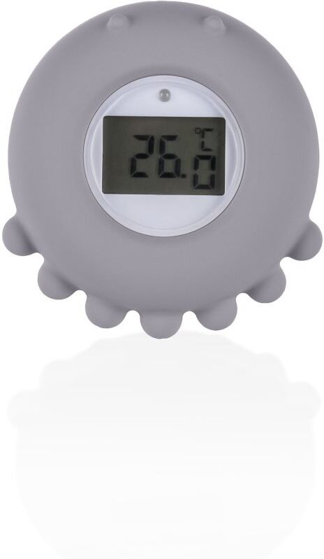 Zopa Silicone Digital Thermometer 2in1 digital thermometer for the bath Dove Grey 1 pc