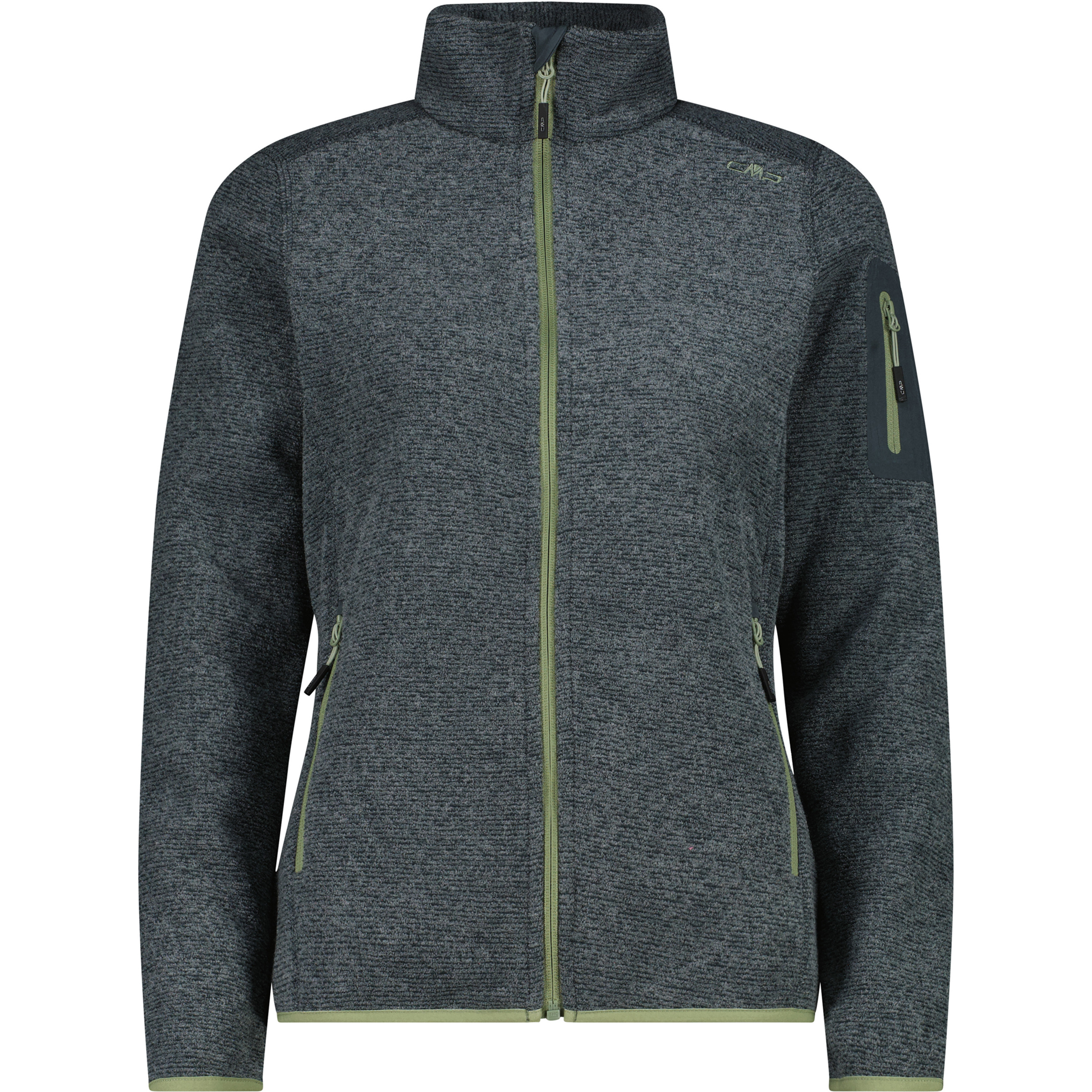 CMP Damen Fleecejacke gruen Größe XXL Trekking Widerstandsfähig