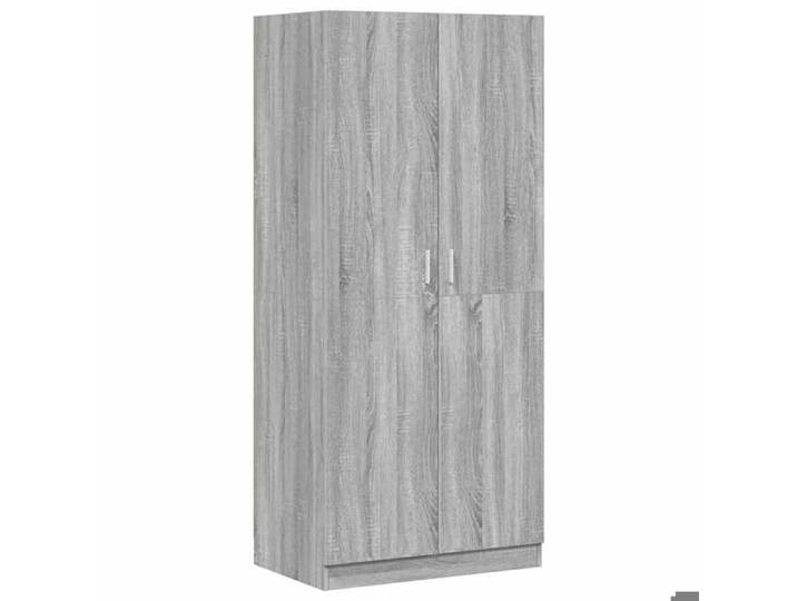 “Winter Sale TOP Garde-robe Gris - Garde-robe Sonoma gris 80x52x180cm - bois d'ingénierie PRO13406