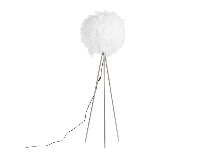 Lampadaire romantique blanc - Feather