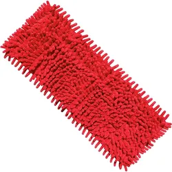 Mopptex Wischmop Chenille Mopp Microfasermop rot 40 cm samtartige Oberfläche, für besonders gute Schmutzaufnahme