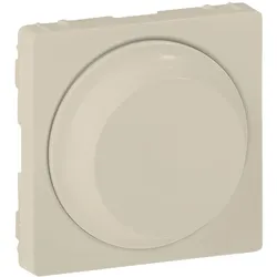 Legrand 754881 Abdeckung für Drehdimmer des Schalterprogramms VALENA LIFE, Farbe: Mandelweiß