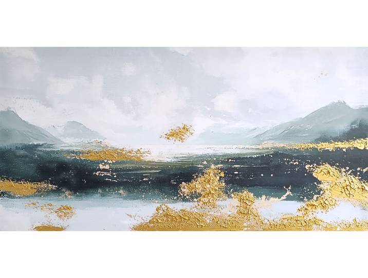 Handpainting 50x100 Mountains