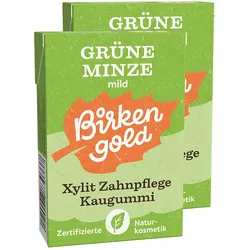 Birkengold ® Xylit-Kaugummi Grüne Minze