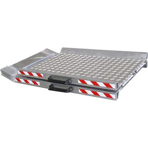 Altec-GmbH Auffahrrampe AWR-F, 1 Stück, klappbar, 248cm Länge, mit Rand, 320kg Tragkraft
