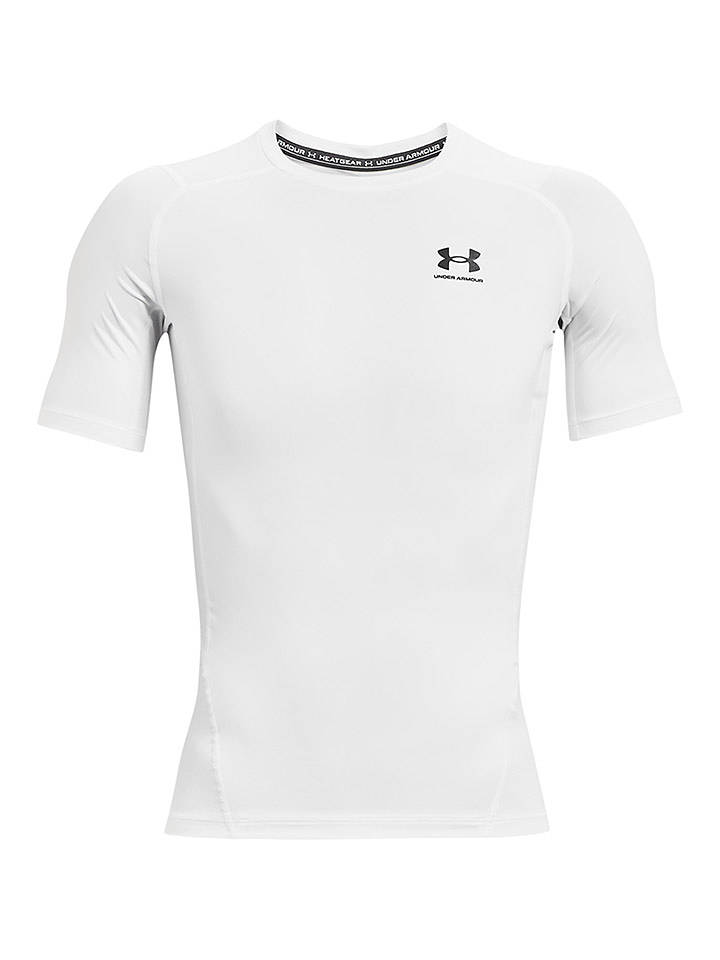 Under Armour Funktionsshirt in Weiß - L