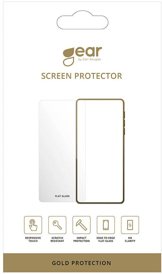 iPhone 15 Pro Max GEAR Case-Friendly - Hærdet Glas - Gennemsigtig