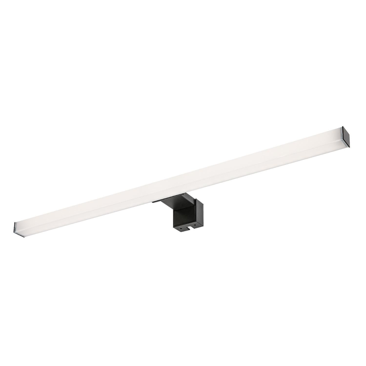 Rabalux Oliro LED Badkamerspiegel, zwart, rechthoekig