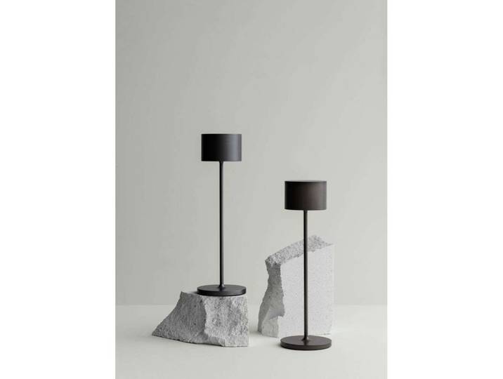 Farol Portable Lampe de Table Gunmetal/Metallic - Blomus - Terrasse - Aluminium