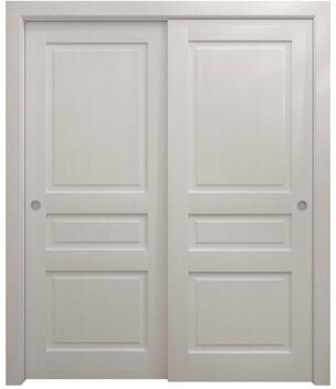 SartoDoors Ego 5012   Bedroom Door Interior Door   Solid Wood   Hardware Set   36x80, White Bathroom Door Pantry Door