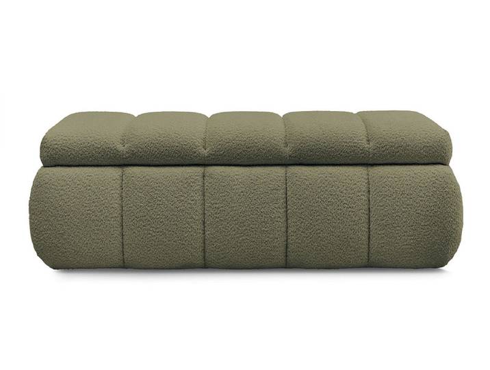Bettkasten BOBOCHIC DENALI Boucle-Stoff grün