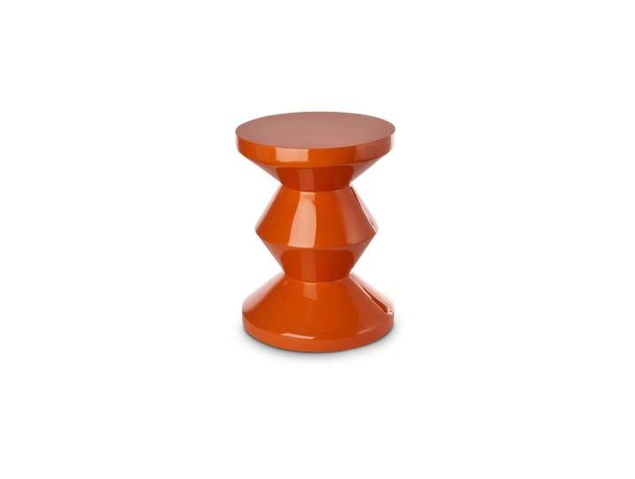 Table d'appoint orange Zig Zag