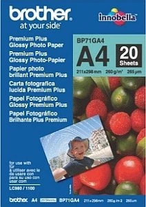Brother BP71GA4 Premium Glossy A4 20 Blatt