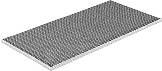 Caillebotis MEA MEA 590 x 390 mm, ouv. maille 30 x 10 mm H 20 mm (010111523)