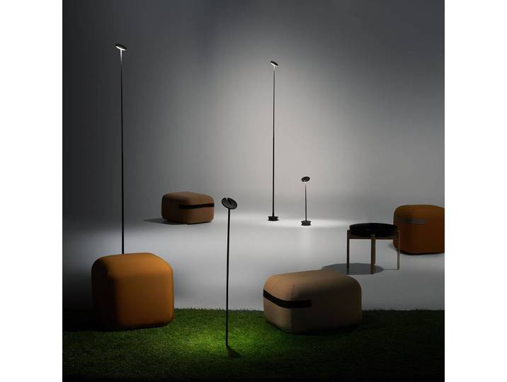LEDS-C4 LED Wegeleuchte Invisible, schwarz, Aluminium, Modern, LED Außenleuchte
