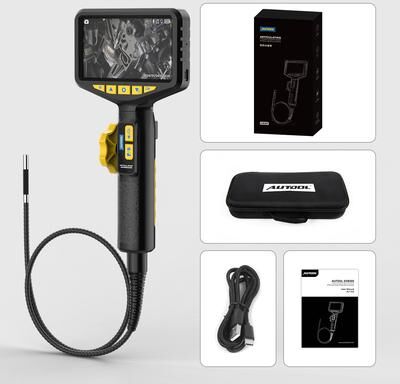 Combo Retail Shop Automotive Industrial Endoscope With Light, Auto Focus Endoscope Inspection Camera Lens For IMG & Video 1