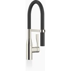 Dornbracht SYNC Profi-Einhebelmischer, flexibler Silikonschlauch, Ausladung 200mm, 33865895-08, Farbe: Platin