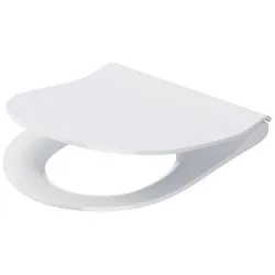 Cersanit, WC Deckel, WC-Sitz City oval mit Absenkautomatik und Quick-Release weiss