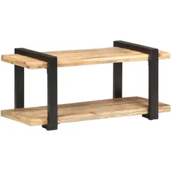 vidaXL TV-Schrank 90x40x40 cm Raues Mangoholz