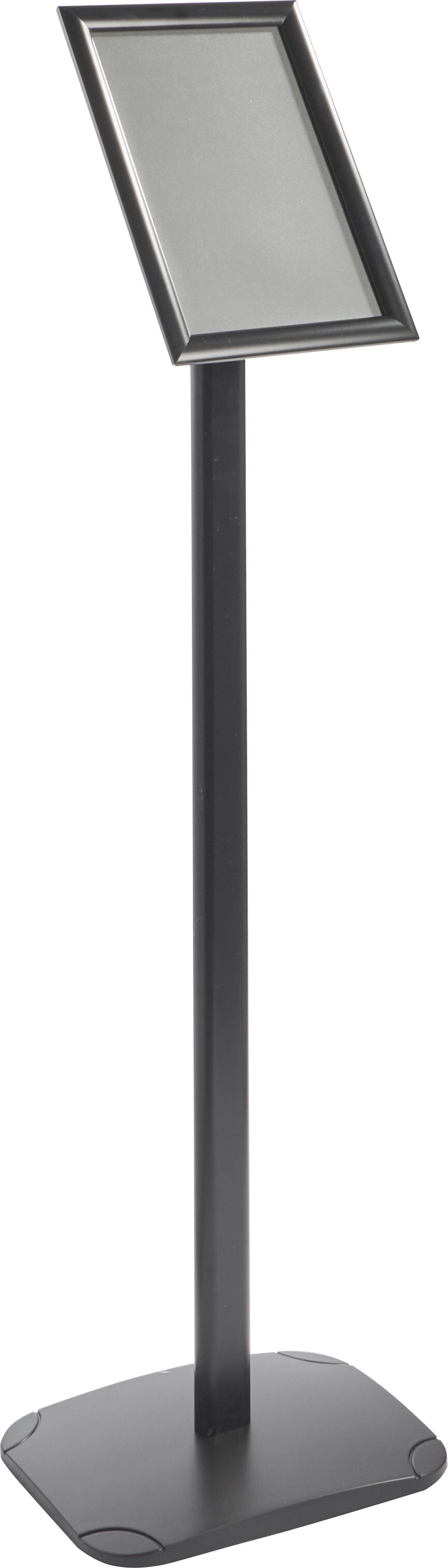 SPRINTIS 1 Espositore a leggio ECONOMY A4 con cornice a scatto nero, alluminio, Plastica