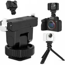 Puluz Magnethalterung – 1/4-Gewinde – ISO-Fuss – Für Insta360 Go Ultra / PU1073B, Action Cam Zubehör, Schwarz