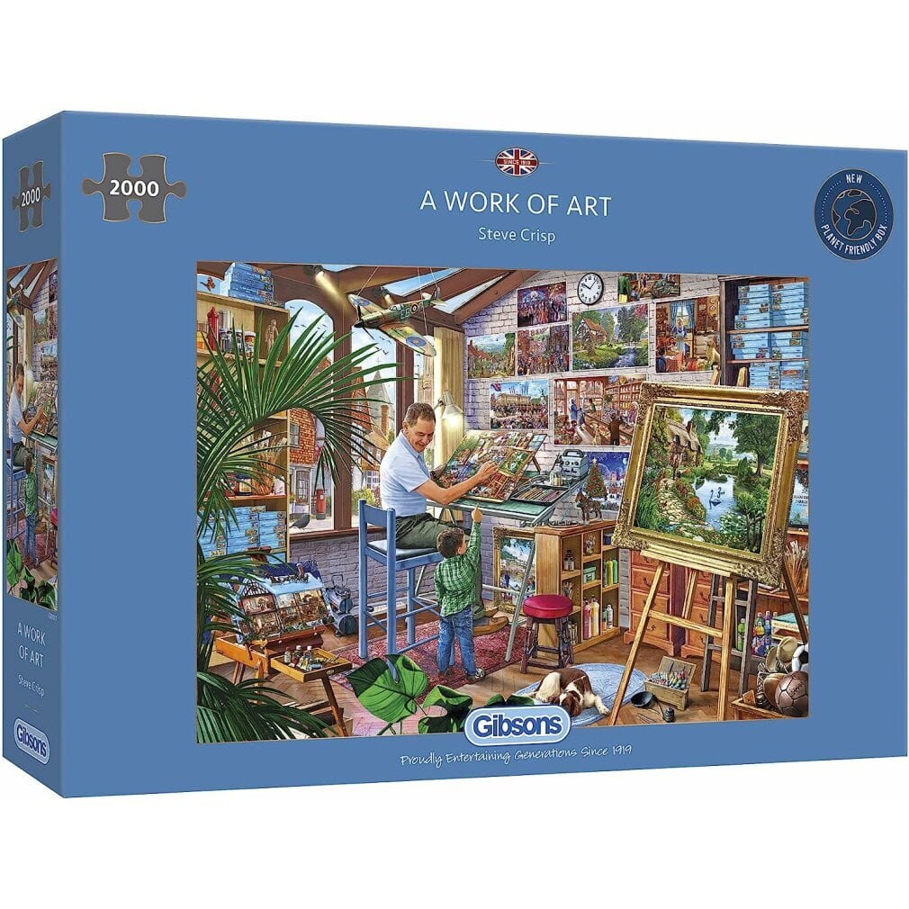 Gibsons Puzzel Kunstwerk 2000 stukjes