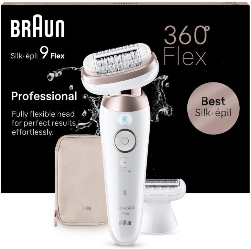 Depiladora Silk-épil 9 Flex 9-030 3D (Branco/Dourado) - BRAUN