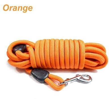 Uplifted Finds Heavy Duty Nylon Recall & Agility Training Leash orange 10 M