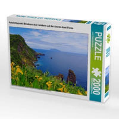 CALVENDO Puzzle Aussichtspunkt Miradouro dos Caimbros auf der Azoren-Insel Flores 2000 Teile Lege-Größe 90 x 67 cm Foto-Puzzle Bild von Jana