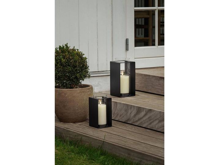 Laterne Eva Solo Schwarz Aluminium H 18 cm