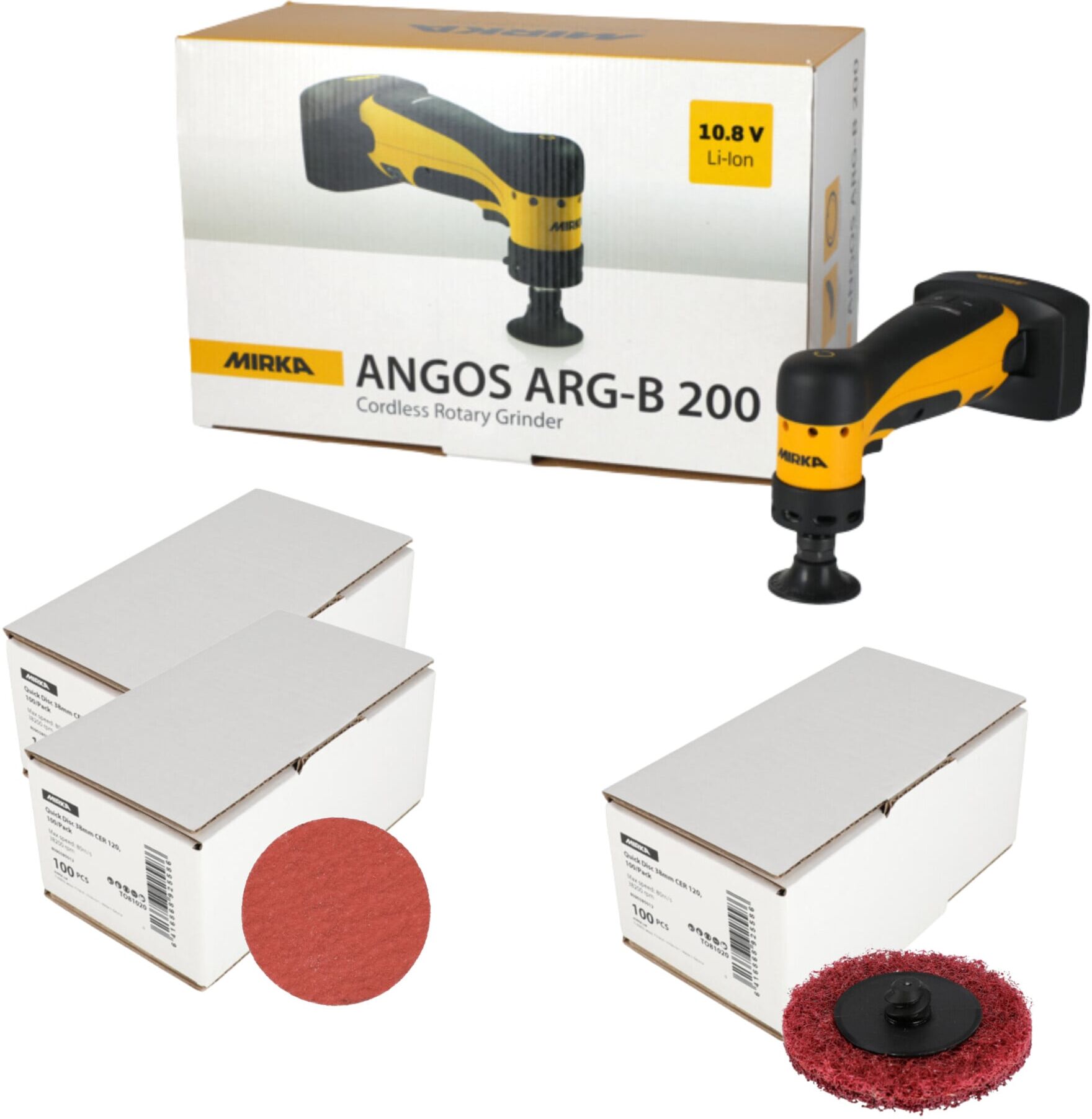 Mirka Karosserie-Paket ANGOS akkubetrieben Komplettset (KIT2625JCRMDE)