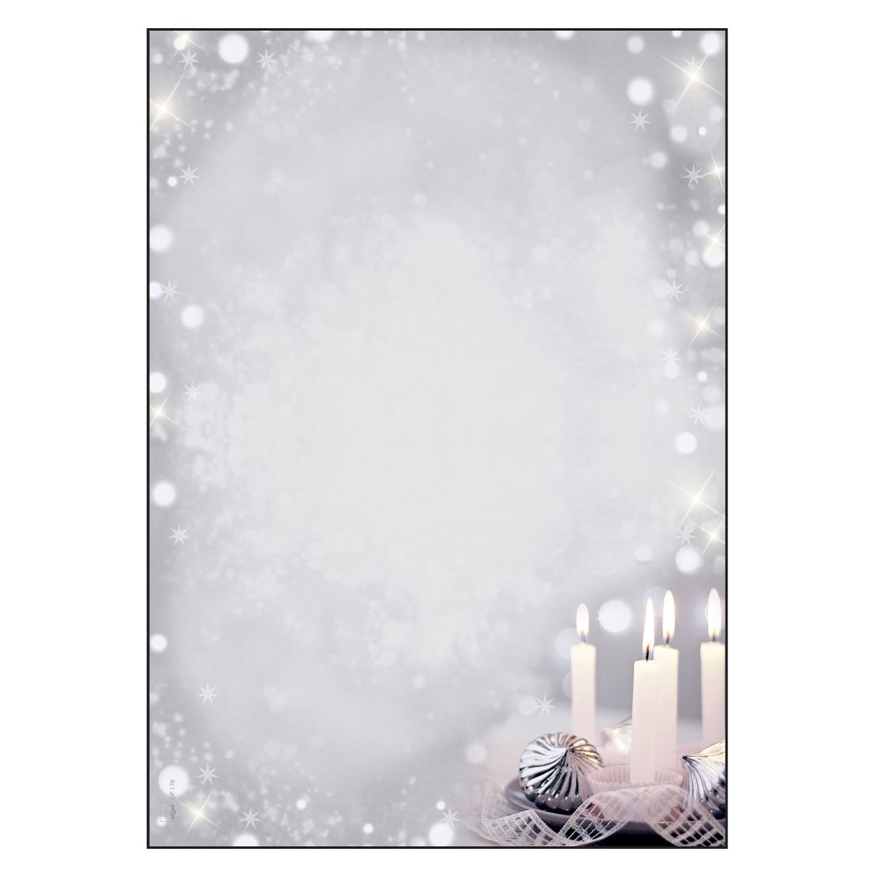 SIGEL Weihnachtsbriefpapier Christmas Silence Motiv DIN A4 90 g/qm 100 Blatt