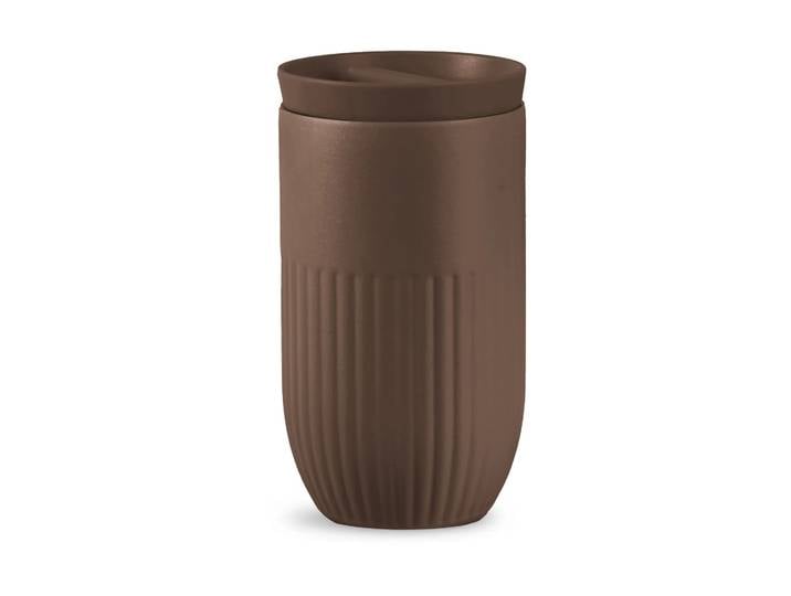 Sagaform Mug de voiture isotherme Tova 32 cl Brun Pantone