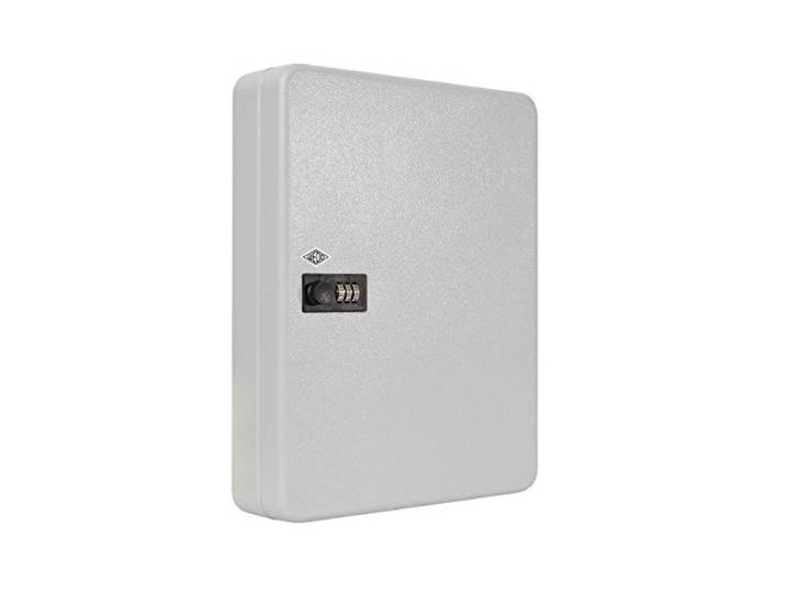 Wedo 10246037 Armoire à clés avec serrure à combinaison 3 chiffres pour 60 clés Gris lumière