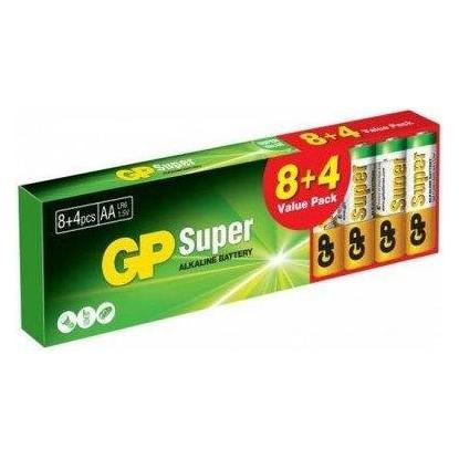 GP Batteries Batteries Gp Super Alk AA 12pcs. (12 Stk., Gerätespezifisch) (33048751)