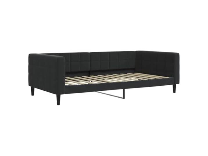 vidaXL Tagesbett Schwarz 100x200 cm Samt
