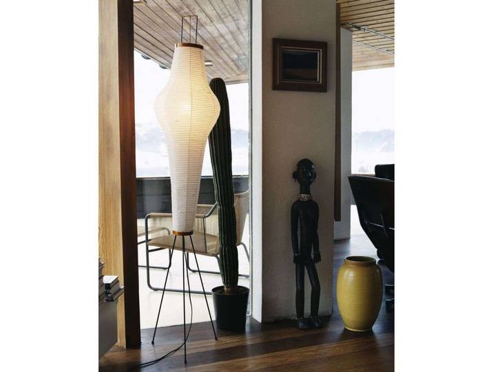 Akari 14A Stehleuchte - Vitra - Wohnzimmer - Papier / Karton