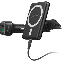 XLAYER 219373 - KFZ - Smartphone-Halter, induktives Laden, magnetisch