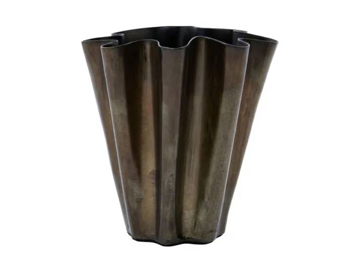 House Doctor Vase Flood 13 cm Brun antique