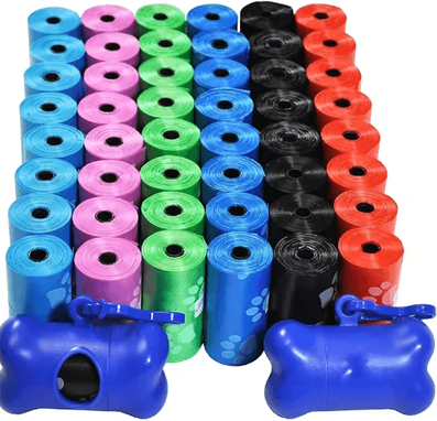 Inspire Picks 120 Rolls Leakproof Dog Poop Bags Pet Waste Refill Bags For Outdoor Cleanup blue 50 Rolls 750 Bags