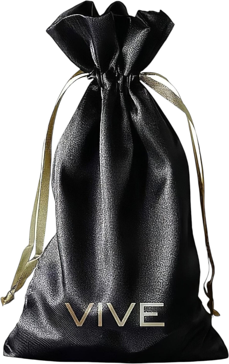 Vive - satin sex toy bag (black)