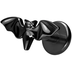 Titan Labret mit Innengewinde FLEDERMAUS