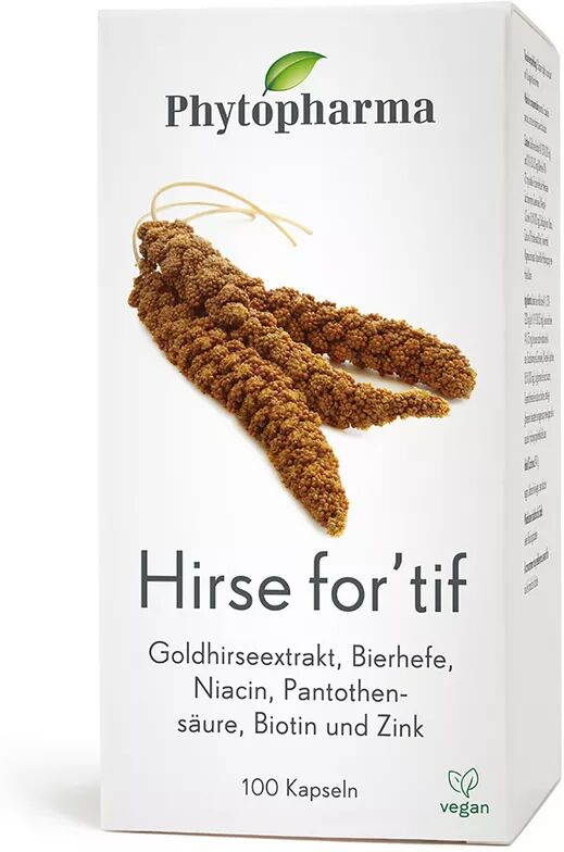 Phytopharma - Hirse For'tif Kapseln, 100 Stück